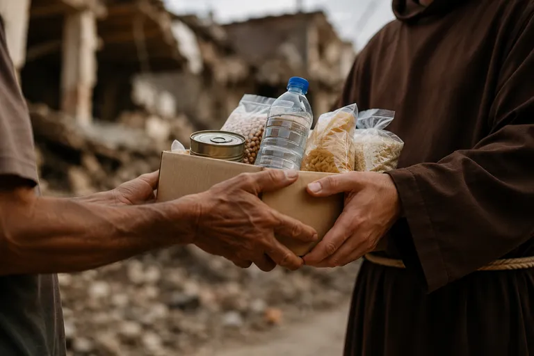 Colecta solidaria en la parroquia para Venezuela