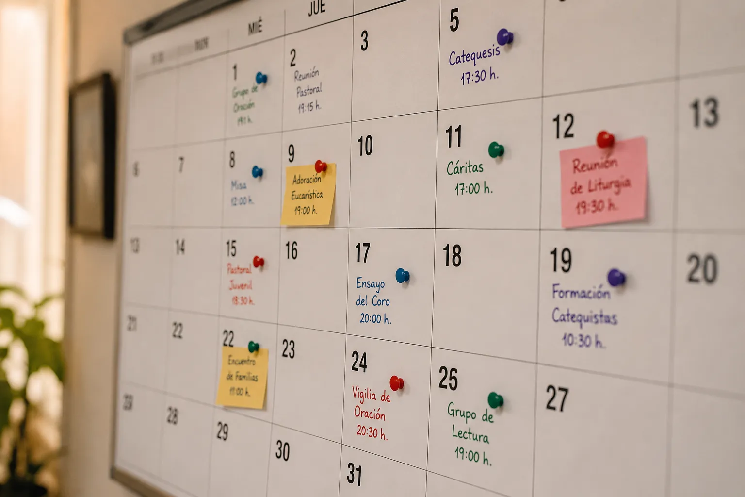 Calendario parroquial