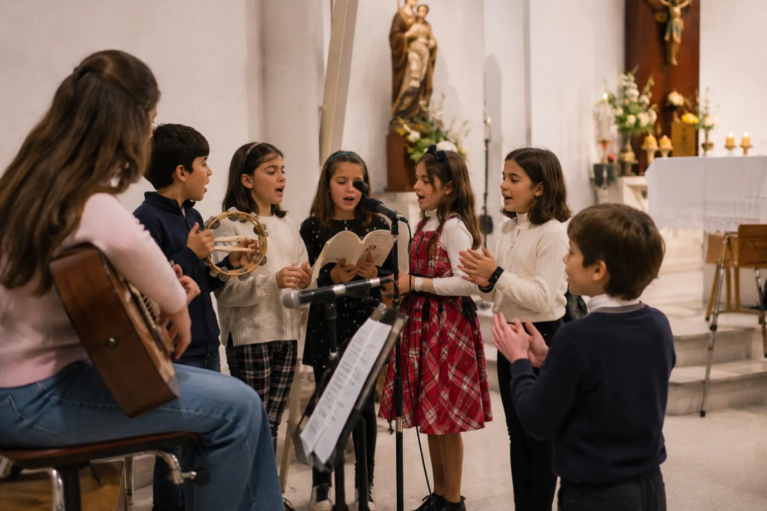 Una guitarra, una cabasa y mucha ilusión: nuestra experiencia en el coro de niños