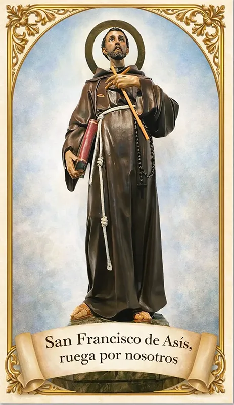 Estampa de San Francisco de Asís